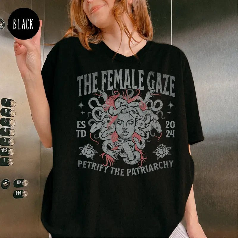 Anti Patriarchy Medusa Feminist Activists Social - Adult & Kids T-Shirts, Sweatshirts & Hoodies apparel design preview 1