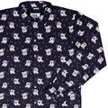 Anxious Ghosts Purple Button Up - Adult & Kids T-Shirts, Sweatshirts & Hoodies apparel design preview 1