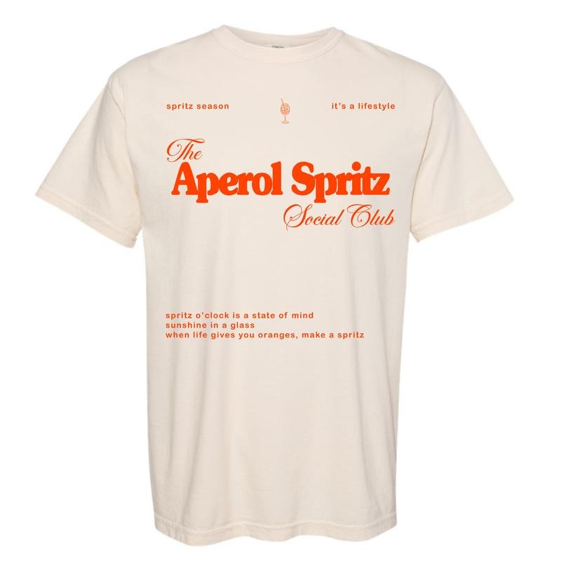 'Aperol Spritz Social Club' - Adult & Kids T-Shirts, Sweatshirts & Hoodies apparel design preview 1