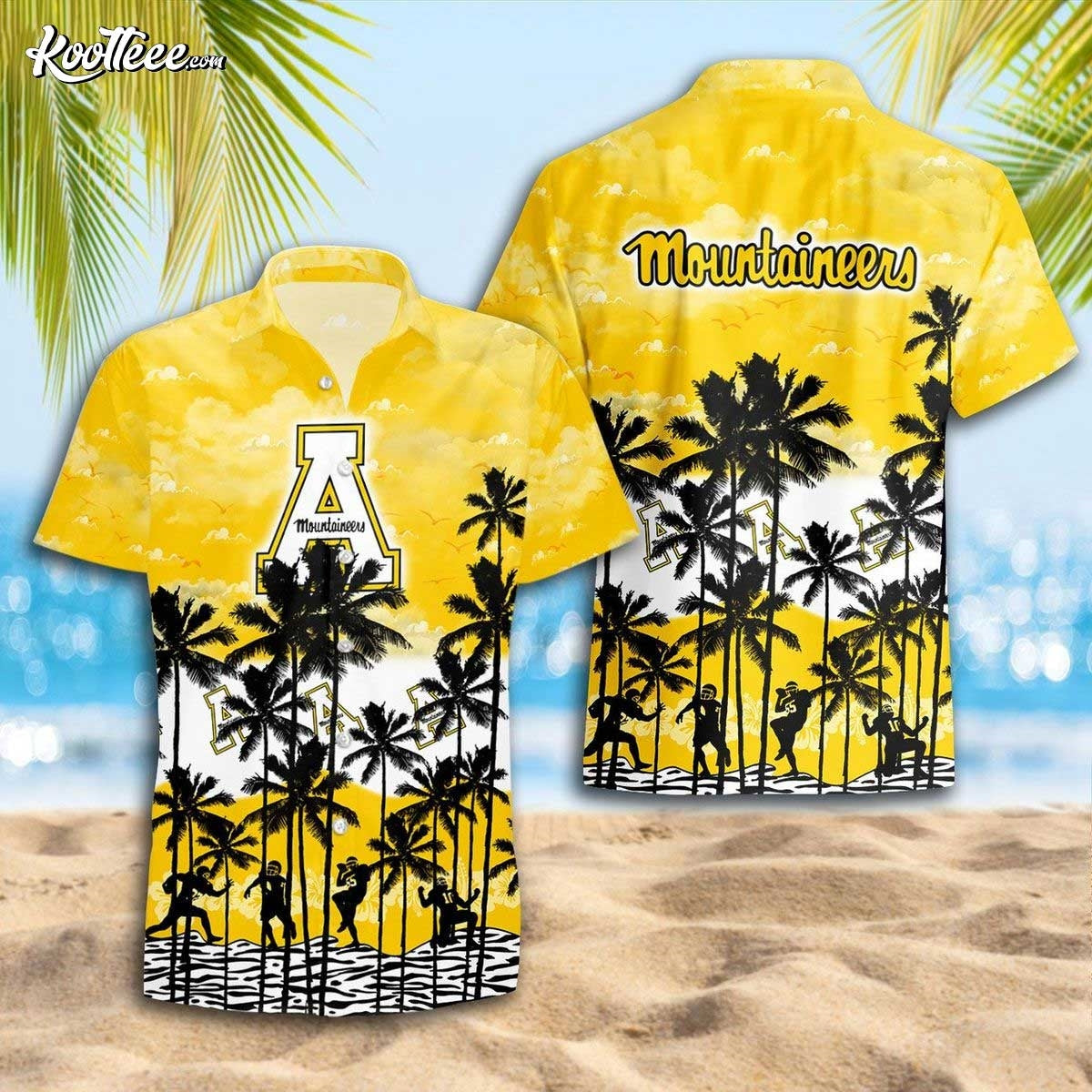 Appalachian State Mountaineers Summer Tropical - Adult & Kids T-Shirts, Sweatshirts & Hoodies apparel design preview 1