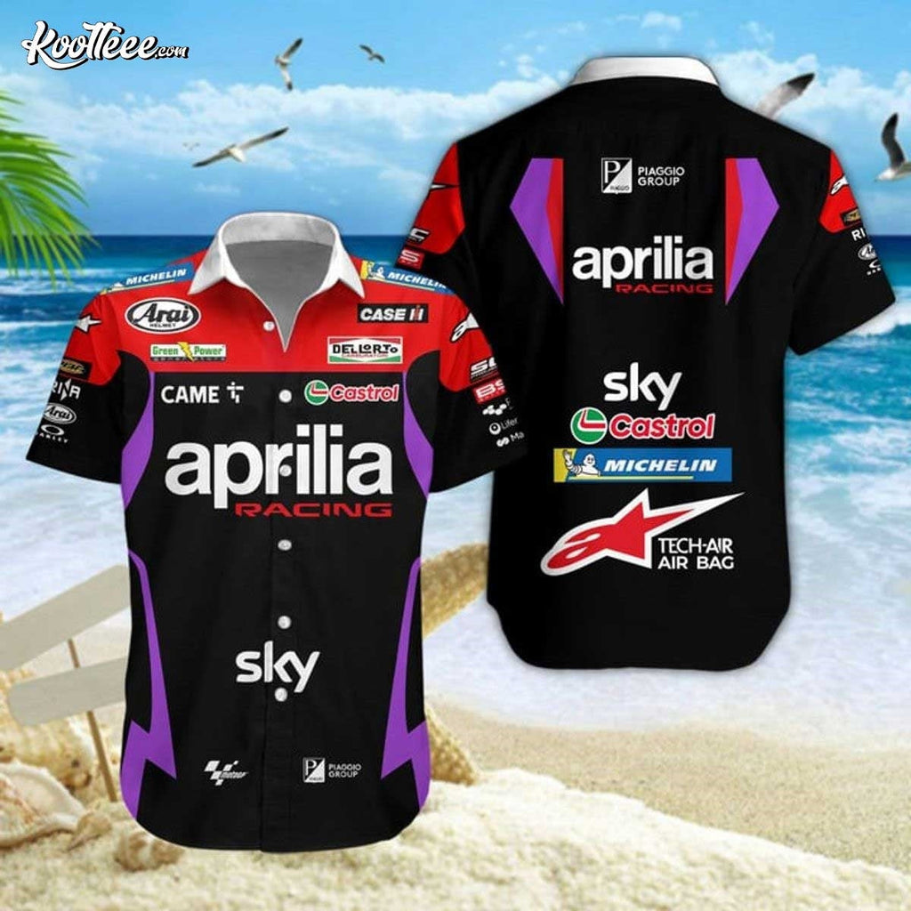 Aprilia Racing Hawaiian And Shorts - Adult & Kids T-Shirts, Sweatshirts & Hoodies apparel design preview 1