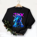 Arcane Jinx Jumper Black Outfits Stay Ahead Game Fun - Adult & Kids T-Shirts, Sweatshirts & Hoodies apparel design preview 1
