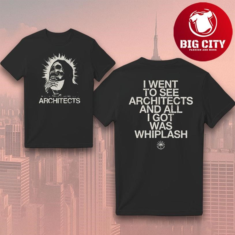 Architects All I Got Was Whiplash Band Two Sided - Adult & Kids T-Shirts, Sweatshirts & Hoodies apparel design preview 1