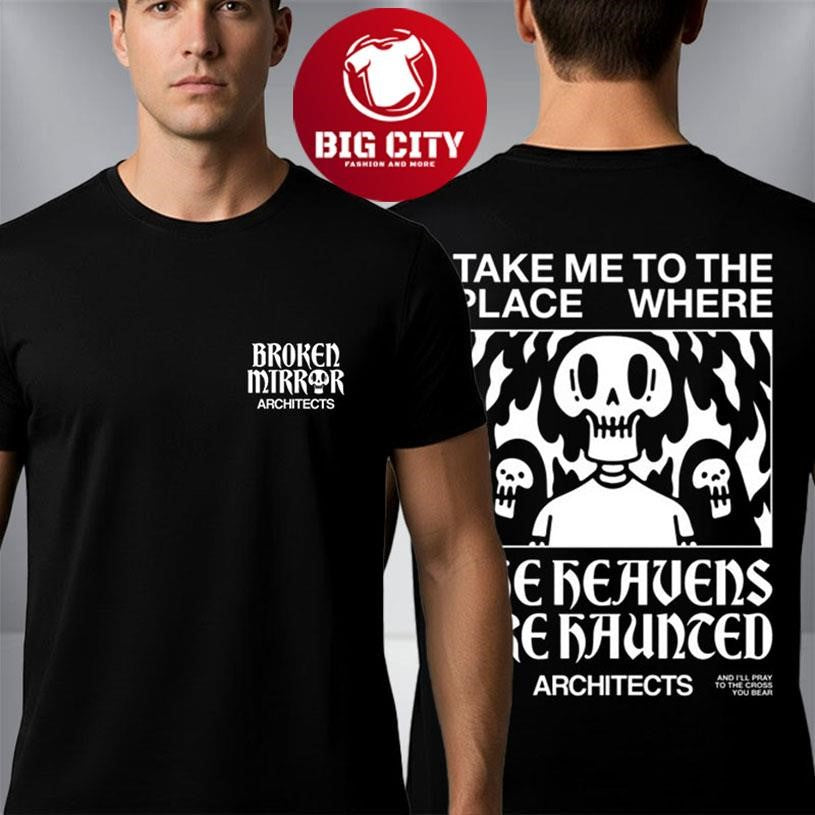 Architects Broken Mirror Tour 2026 Heavens Two Sided - Adult & Kids T-Shirts, Sweatshirts & Hoodies apparel design preview 1