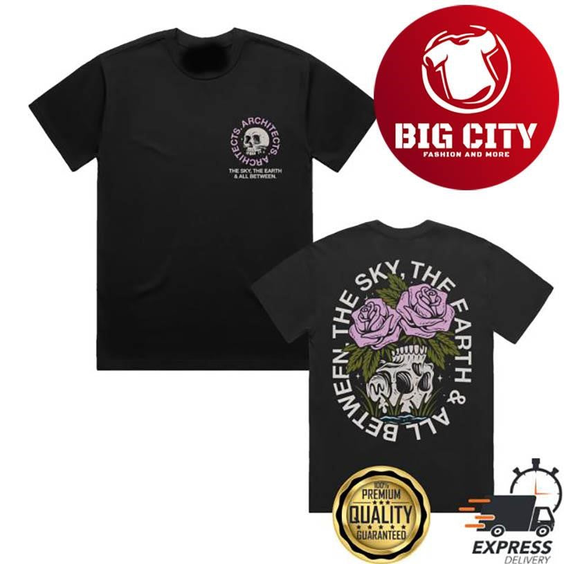 Architects Head Full Of Flowers Black Two Sided - Adult & Kids T-Shirts, Sweatshirts & Hoodies apparel design preview 1