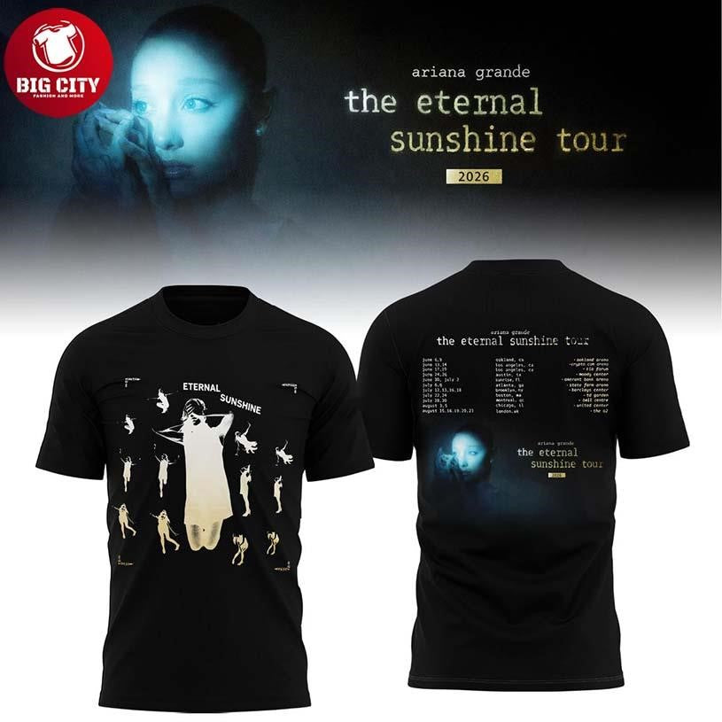 Ariana Grande 2026 The Eternal Sunshine Tour - Adult & Kids T-Shirts, Sweatshirts & Hoodies apparel design preview 1