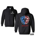 Ariat American Flag Emblem Patriotic Outdoor - Adult & Kids T-Shirts, Sweatshirts & Hoodies apparel design preview 1
