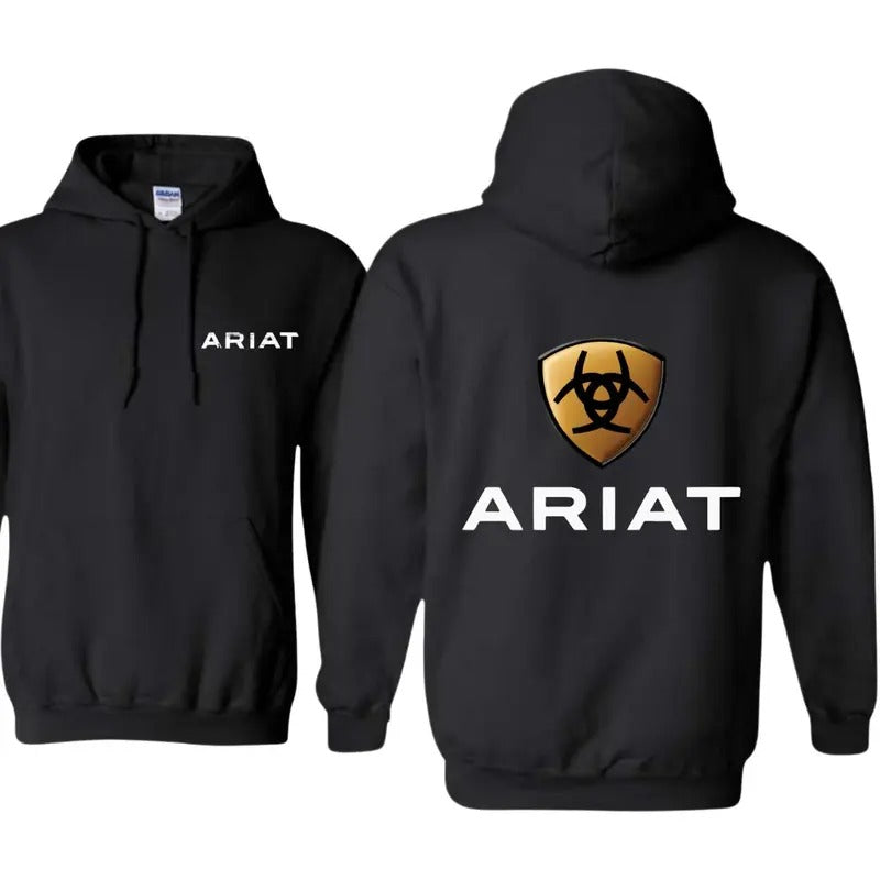 Ariat Luxurious Gold Logo Outdoor Activities - Adult & Kids T-Shirts, Sweatshirts & Hoodies apparel design preview 1