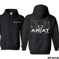 Ariat Bold Bull Skull American Flag Rugged Edgy Fans - Adult & Kids T-Shirts, Sweatshirts & Hoodies apparel design preview 1
