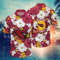 Arizona Cardinals Hawaiian Floral Design 332478 - Adult & Kids T-Shirts, Sweatshirts & Hoodies apparel design preview 1