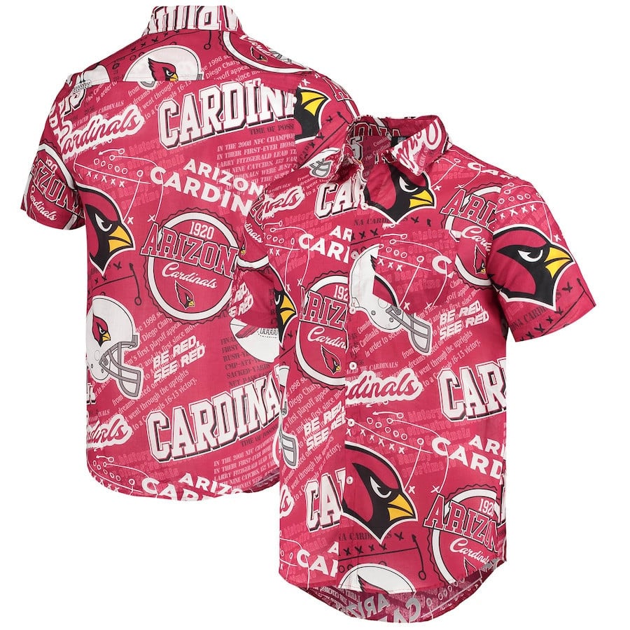 Arizona Cardinals Hawaiian Legacy Collage Design - Adult & Kids T-Shirts, Sweatshirts & Hoodies apparel design preview 1