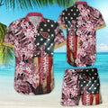 Arizona Cardinals Patriotic Tropical Hawaiian 222613 - Adult & Kids T-Shirts, Sweatshirts & Hoodies apparel design preview 1