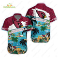 Arizona Cardinals Summer Beach Aloha Hawaiian - Adult & Kids T-Shirts, Sweatshirts & Hoodies apparel design preview 1