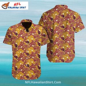 Arizona Cardinals Swirl Pattern Hawaiian For Unique - Adult & Kids T-Shirts, Sweatshirts & Hoodies apparel design preview 1