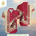 Arizona Diamondbacks Hawaiian Abstract Paint Splash - Adult & Kids T-Shirts, Sweatshirts & Hoodies apparel design preview 1