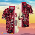Arizona Diamondbacks Effect Embossed Flower Red - Adult & Kids T-Shirts, Sweatshirts & Hoodies apparel design preview 1