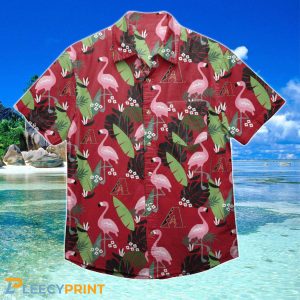 Arizona Diamondbacks Hawaiian Flamingo Tropical MLB - Adult & Kids T-Shirts, Sweatshirts & Hoodies apparel design preview 1