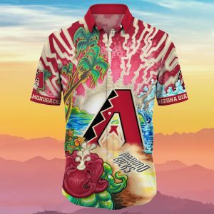 Arizona Diamondbacks MLB Flower Hawaiian Summer Best - Adult & Kids T-Shirts, Sweatshirts & Hoodies apparel design preview 1