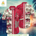 Arizona Diamondbacks Hawaiian Red Floral MLB Baseball - Adult & Kids T-Shirts, Sweatshirts & Hoodies apparel design preview 1