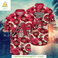 Arizona Diamondbacks Hawaiian Retro MLB Baseball - Adult & Kids T-Shirts, Sweatshirts & Hoodies apparel design preview 1