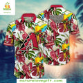 Arizona Diamondbacks Hawaiian Tropical Parrot Palm - Adult & Kids T-Shirts, Sweatshirts & Hoodies apparel design preview 1