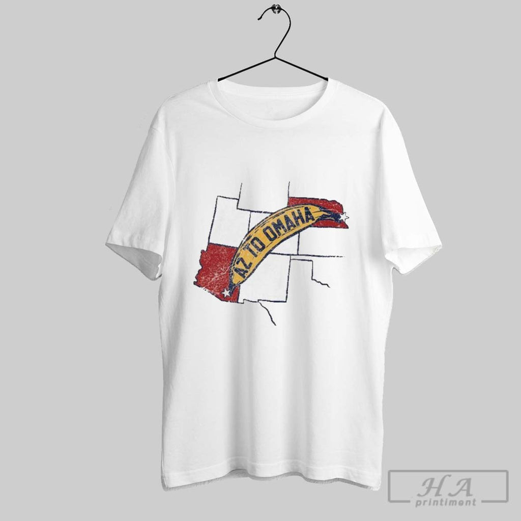 Arizona Wildcats Az To Omaha - Adult & Kids T-Shirts, Sweatshirts & Hoodies apparel design preview 1