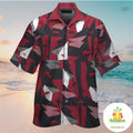 Arkansas Razorbacks Hawaiian Tropical Aloha Button Up - Adult & Kids T-Shirts, Sweatshirts & Hoodies apparel design preview 1