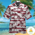 Arkansas Razorbacks Hawaiian Tropical Coconut Aloha - Adult & Kids T-Shirts, Sweatshirts & Hoodies apparel design preview 1