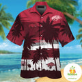 Arkansas Razorbacks Hawaiian Tropical Aloha - Adult & Kids T-Shirts, Sweatshirts & Hoodies apparel design preview 1