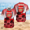 Arsenal Hawaiian And Shorts Fc Summer Aloha Beach - Adult & Kids T-Shirts, Sweatshirts & Hoodies apparel design preview 1