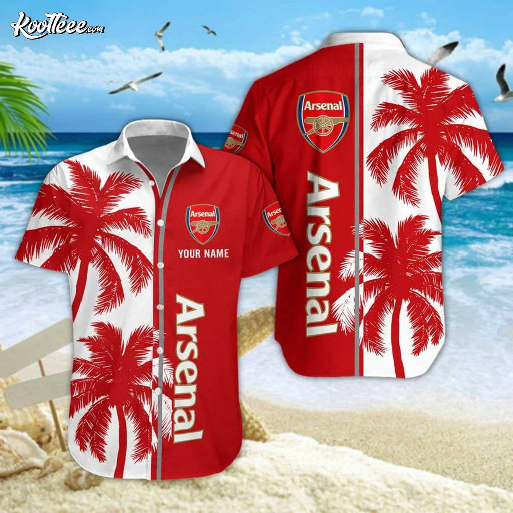 Arsenal Personalized Summer Hawaiian And Shorts - Adult & Kids T-Shirts, Sweatshirts & Hoodies apparel design preview 1