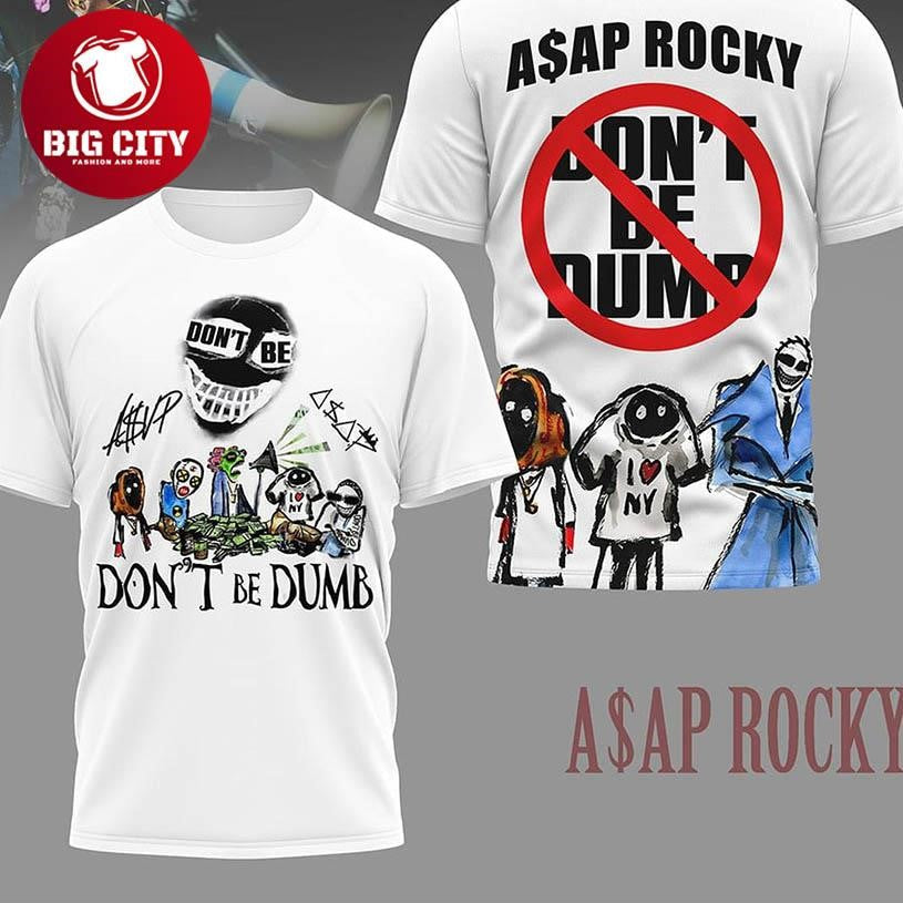 Asap Rocky Don't Be Dumb Two Sided - Adult & Kids T-Shirts, Sweatshirts & Hoodies apparel design preview 1