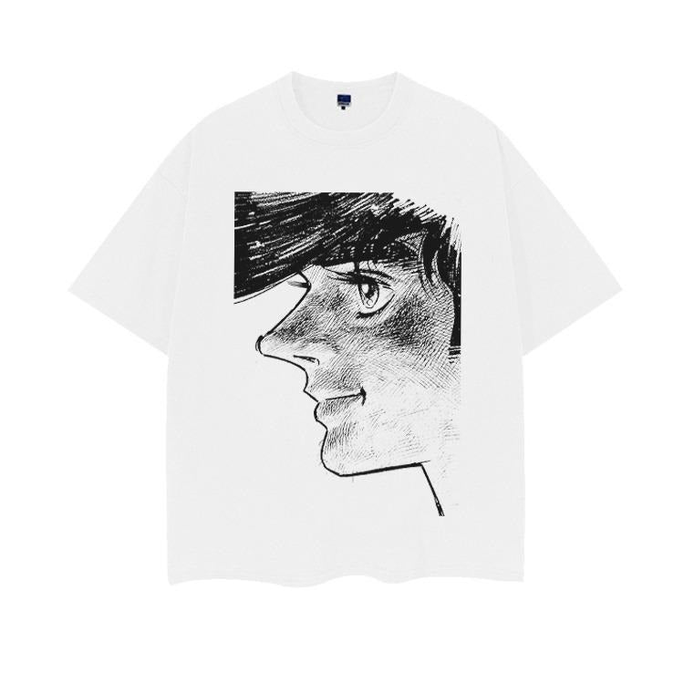 Ashita No Joe "Profile" Heavyweight Vintage 100% - Adult & Kids T-Shirts, Sweatshirts & Hoodies apparel design preview 1