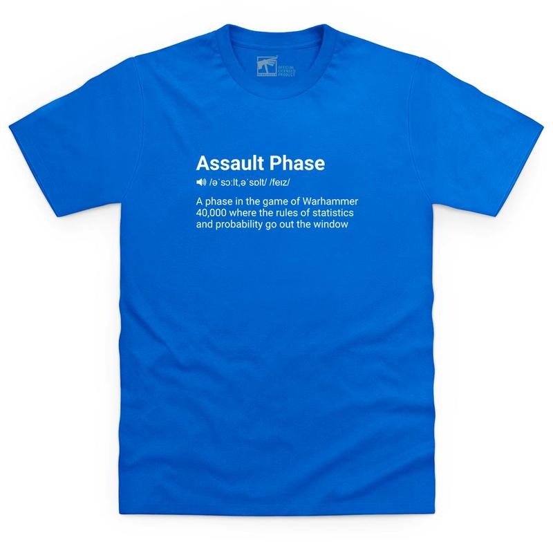Assault Phase Definition WARHAMMER - Adult & Kids T-Shirts, Sweatshirts & Hoodies apparel design preview 1