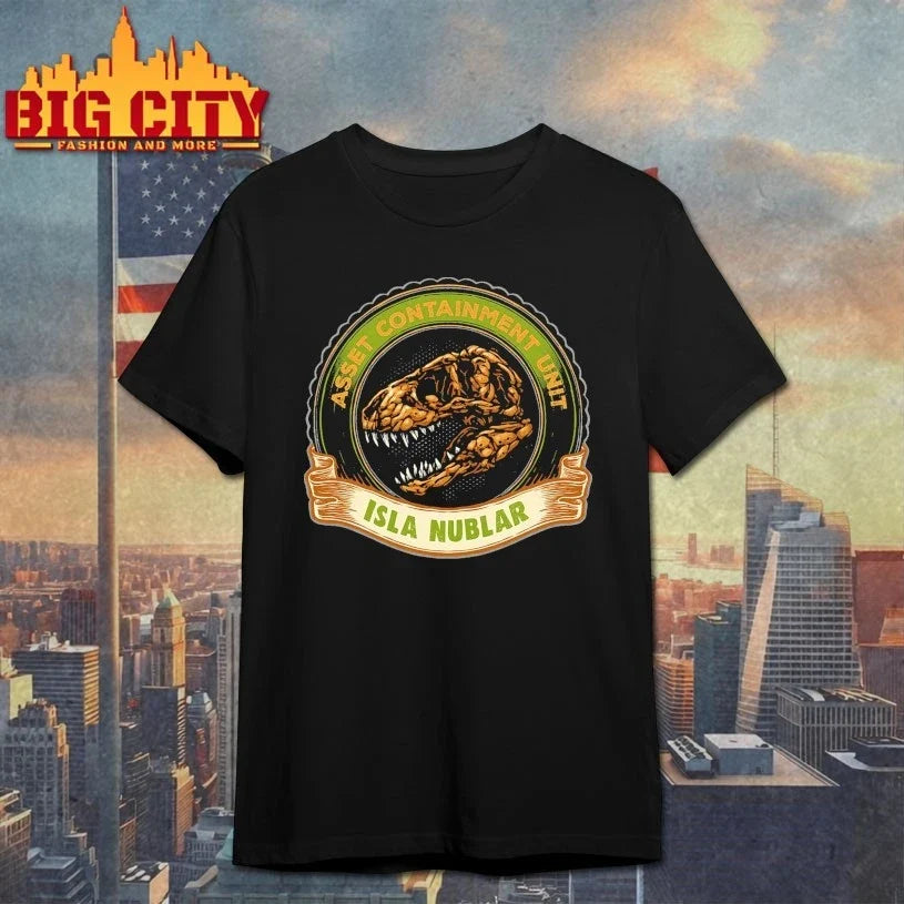 Asset Containment Unit Isla nublar - Adult & Kids T-Shirts, Sweatshirts & Hoodies apparel design preview 1