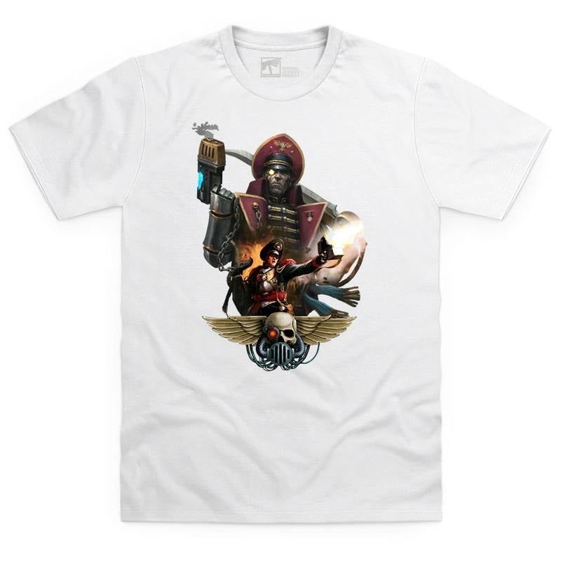 Astra Militarum Commissar WARHAMMER - Adult & Kids T-Shirts, Sweatshirts & Hoodies apparel design preview 1