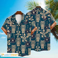 Astros Hawaiian Major League Baseball 2024 Tiki - Adult & Kids T-Shirts, Sweatshirts & Hoodies apparel design preview 1