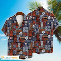 Astros Hawaiian Major League Baseball Print For Big - Adult & Kids T-Shirts, Sweatshirts & Hoodies apparel design preview 1