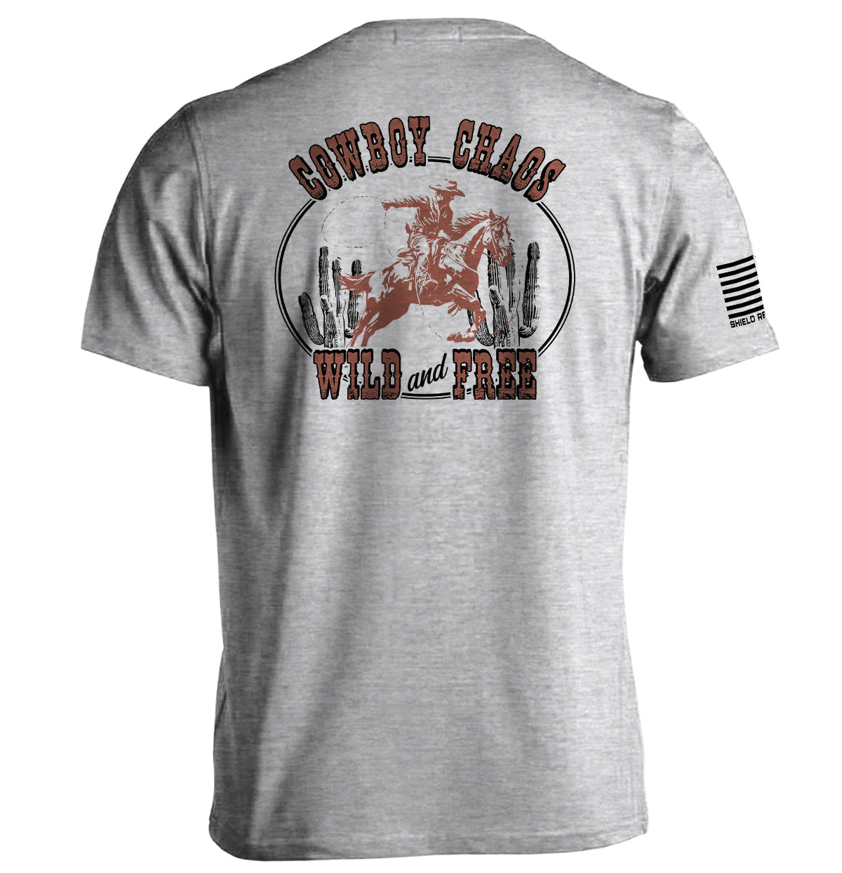 Cowboy Chaos - Adult & Kids T-Shirts, Sweatshirts & Hoodies apparel design preview 1