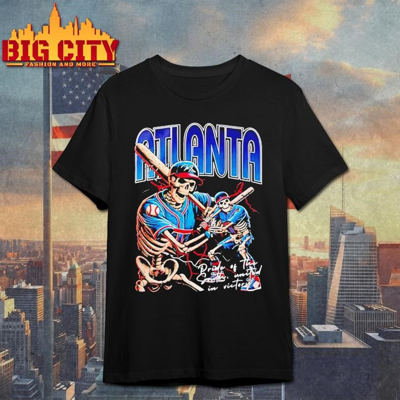 Atlanta Baseball skeleton player 2026 - Adult & Kids T-Shirts, Sweatshirts & Hoodies apparel design preview 1