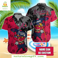 Atlanta Braves Hawaiian Red Surfer Baseball Beach - Adult & Kids T-Shirts, Sweatshirts & Hoodies apparel design preview 1