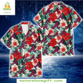 Atlanta Braves Hawaiian Red Hibiscus Floral MLB - Adult & Kids T-Shirts, Sweatshirts & Hoodies apparel design preview 1