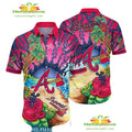 Atlanta Braves Hawaiian Tidal Rush Oceanic Adventure - Adult & Kids T-Shirts, Sweatshirts & Hoodies apparel design preview 1