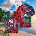 Atlanta Braves Tropical Leaves Beach Palms MLB - Adult & Kids T-Shirts, Sweatshirts & Hoodies apparel design preview 1