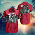Atlanta Falcons Tropical Leave Hawaiian - Adult & Kids T-Shirts, Sweatshirts & Hoodies apparel design preview 1