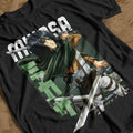 Attack Titan Anime Mikasa Ackerman Sword Vintage - Adult & Kids T-Shirts, Sweatshirts & Hoodies apparel design preview 1