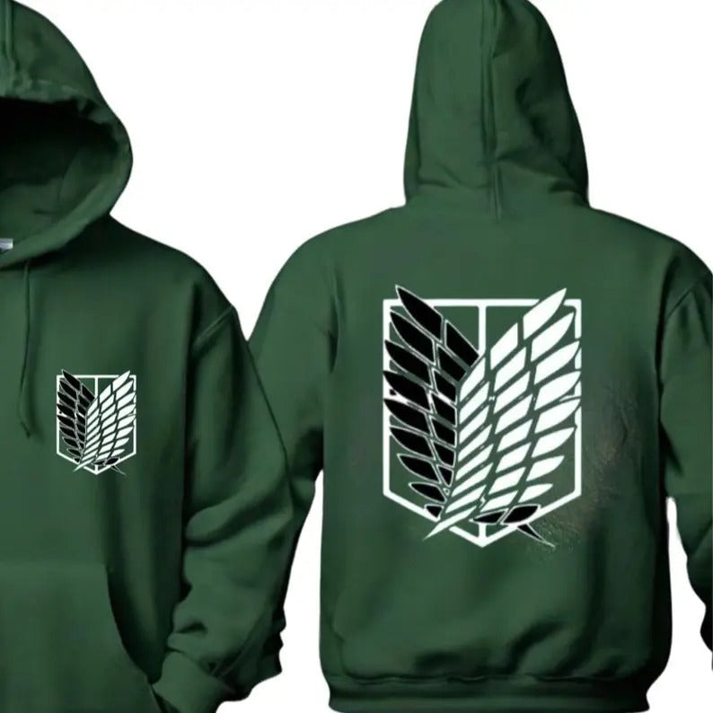 Attack Titan Long Sleeved Anime Kawaii 2 Sided Y2K - Adult & Kids T-Shirts, Sweatshirts & Hoodies apparel design preview 1