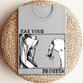 Attack Titan Eat Your Protein AOT Eren Jaeger Anime - Adult & Kids T-Shirts, Sweatshirts & Hoodies apparel design preview 1