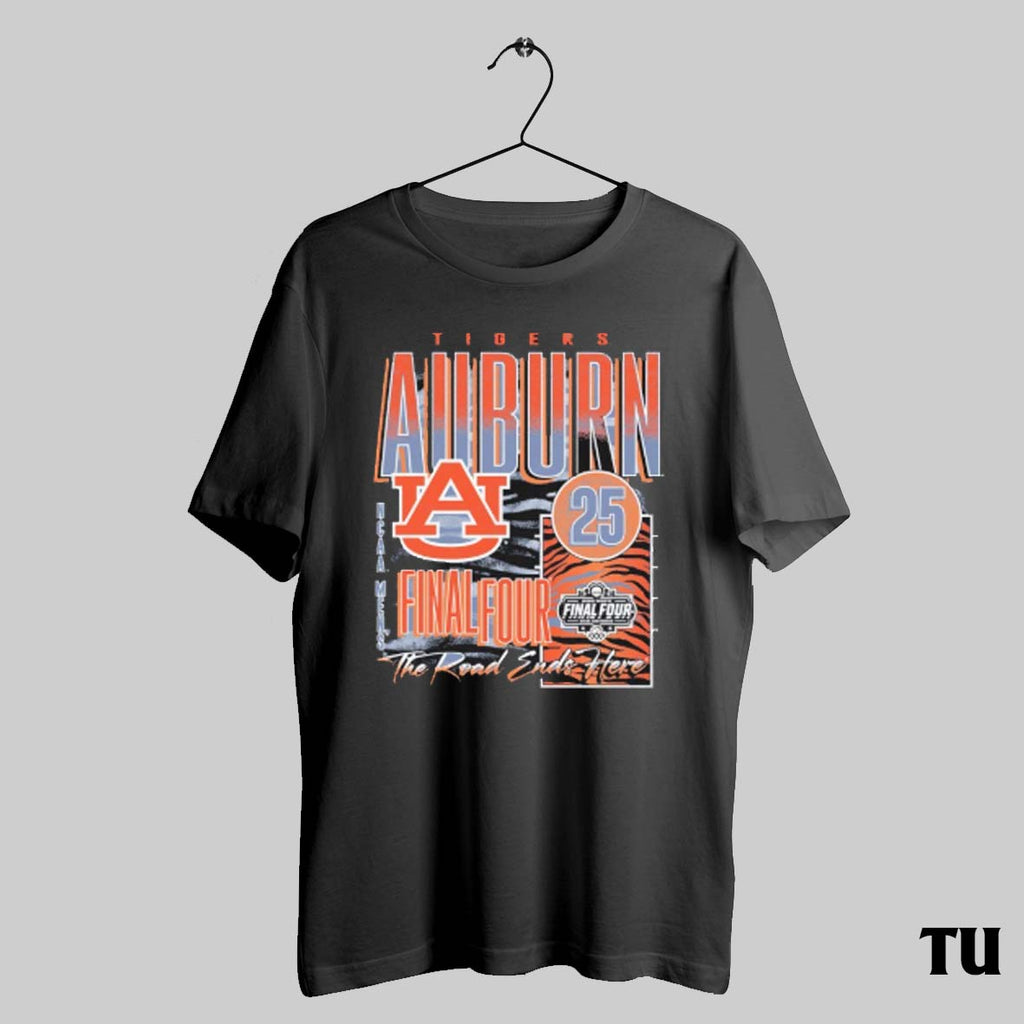 Auburn Tigers 2025 Ncaa Mens Basketball Final Four - Adult & Kids T-Shirts, Sweatshirts & Hoodies apparel design preview 1