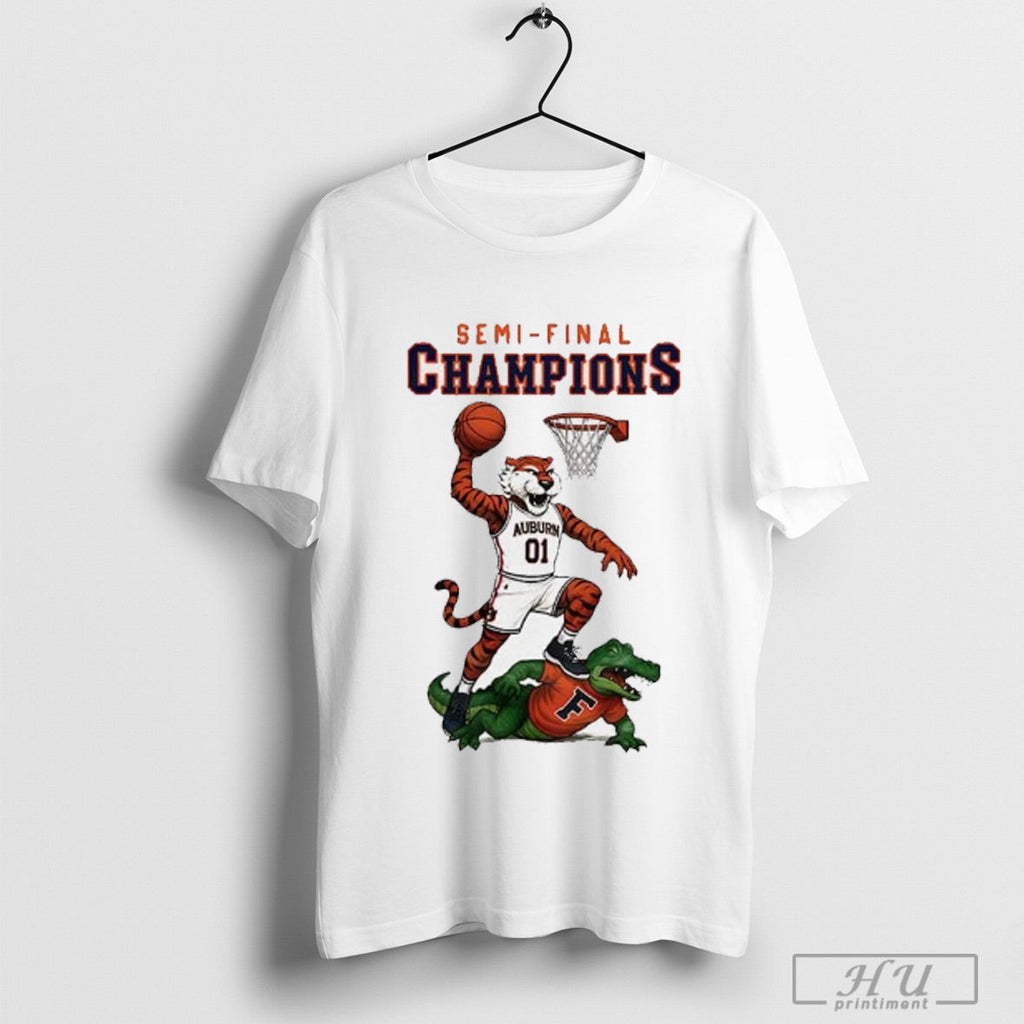 Auburn Tigers 2025 Ncaa Mens Basketball Semi Final - Adult & Kids T-Shirts, Sweatshirts & Hoodies apparel design preview 1